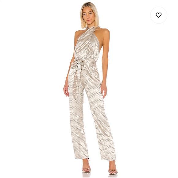 LPA Pants - LPA Glenda Jumpsuit in Dusty Gold